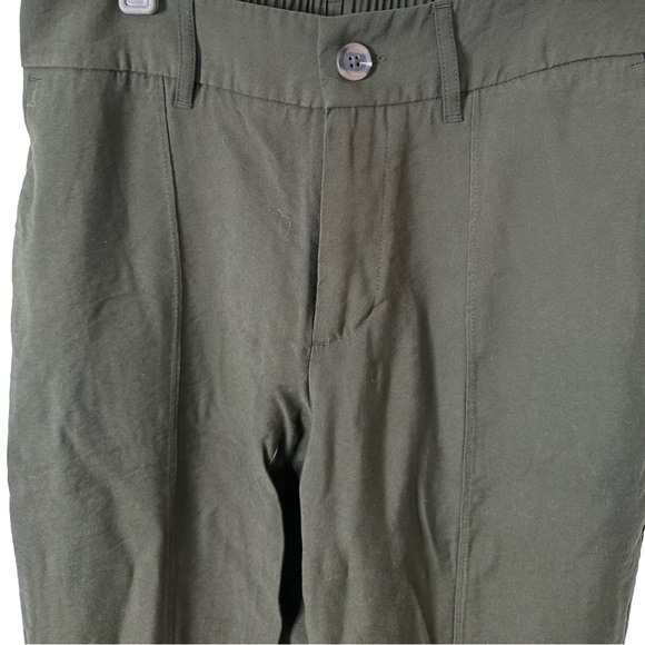 A NEW DAY army green elastic pants in size SMALL - Picture 4 of 6